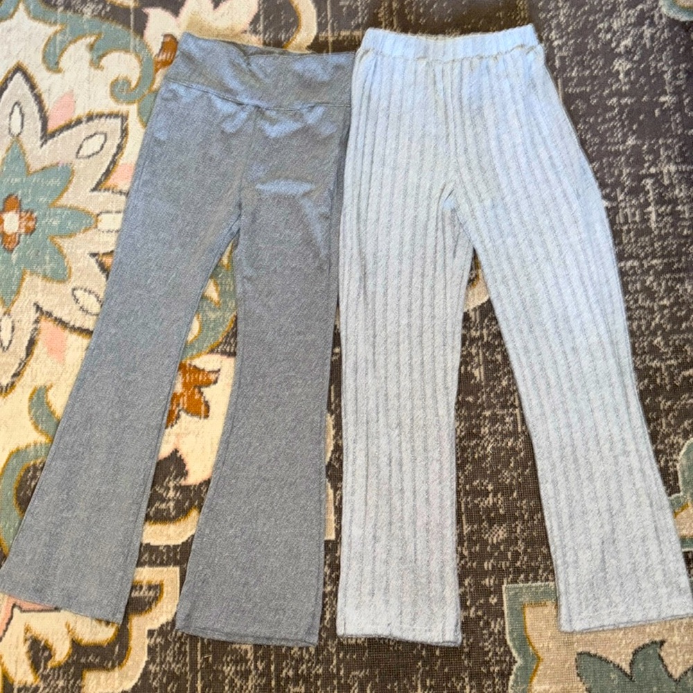 Multiple girl pants, leggings & flares.